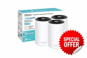 TP-Link Deco XE75 Pro AXE5400 Whole Home Tri-Band Mesh Wi-Fi 6E System