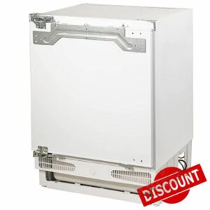 Russell Hobbs Built In/Integrated Larder Fridge Undercounter 134 Litres 60cm Wide Reversible Door White RHBULF6001            [Energy Class F]