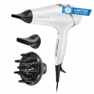 Remington Hydraluxe Hair Dryer with Moisture Lock Conditioners - Includes Diffusor and Slim Styling