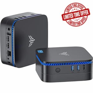 NiPoGi Mini PC Windows 11 AK1 PRO 16GB DDR4 512GB ROM