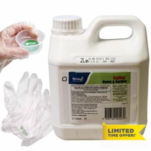 Elixir Gardens Gallup Home & Garden Glyphosate Weedkiller Industrial Strength | 2 x 1ltr Bottle