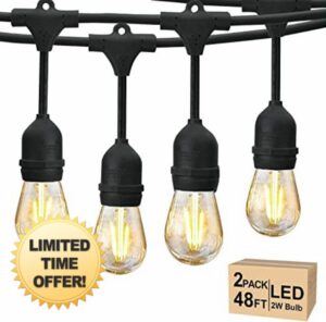 Svater Outdoor String Lights LED 96FT/29m