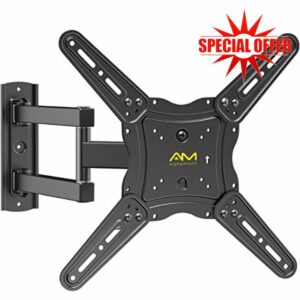 Alphamount TV Wall Bracket for Most 26-60 inch LED LCD Flat and Curved TVs up to 35kg