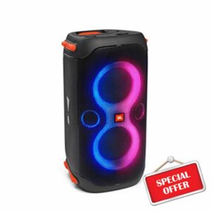 JBL PartyBox110 Portable Indoor and Outdoor Party Speaker with Built-In Lights