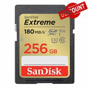 SanDisk 256GB Extreme SDXC card + RescuePro Deluxe