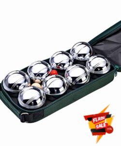 Jaques of London Boules | Garden Bowls Set for Families | Steel Boule Set | Quality Outdoor Garden Games for Over 220 Years