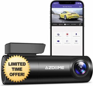 AZDOME 1296P Dash Cam