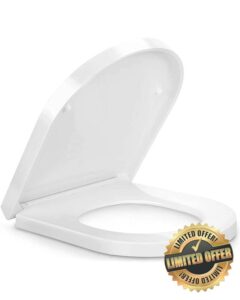 Pipishell Soft Close Toilet Seat with Quick Release