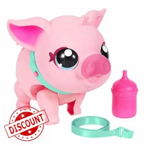 Little Live Pets - My Pet Pig | Soft and Jiggly Interactive Toy Pig That Walks
