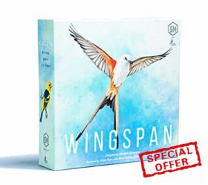 Stonemaier Games | Wingspan 2nd Edition | Board Game | Ages 14+ | 1-5 Players | 40-70 Minute Playing Time