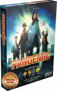 Z-Man Games | Pandemic | Board Game | Ages 8+ | 2-4 Players | 45 Minutes Playing Time