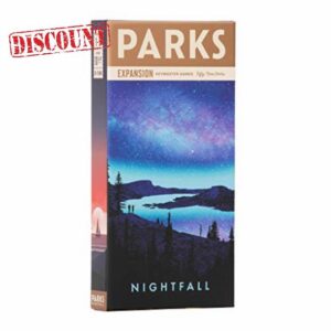 Keymaster Games | Parks: Nightfall Expansion | Board Game | Ages 10+ | 1 to 5 Players | 40 to 70 Minutes Playing Time