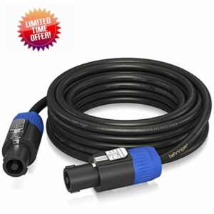 Behringer Speaker Cable - Speaker Twist Connectors - 10 m / 32.8 ft - Gold Performance - GLC2-1