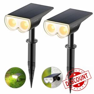 Linkind 16-LED Solar Landscape Spotlights