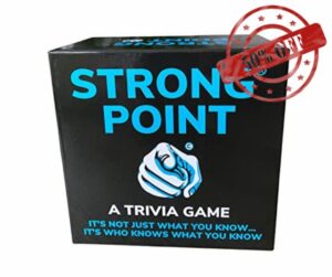 Strong Point - A Trivia Card Game with an Exciting Twist - Fun Board Games for Adults - Games Night with Family & Friends - 2-6+ Players - Age 14+