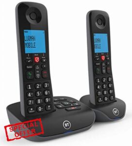 BT Essential Cordless Home Phone with Nuisance Call Blocking and Answering Machine