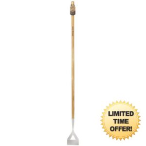 Draper Heritage 99019 Stainless Steel Dutch Hoe with Ash Handle