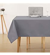 Deconovo Oxford Water Resistant Square or Rectangle Tablecloth for Outdoor or Indoor 51x51in,52x7...