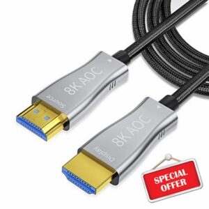 Aieloar 8K Optical Fibre HDMI 2.1 Cable 30M/100FT