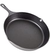 Pre Seasoned Cast Iron Skillet Frying Pan - Oven Safe Grill Cookware for Indoor & Outdoor Use – C...
