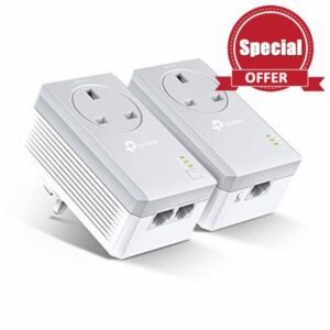 TP-Link TL-PA4022PKIT Passthrough Powerline Adapter Starter Kit