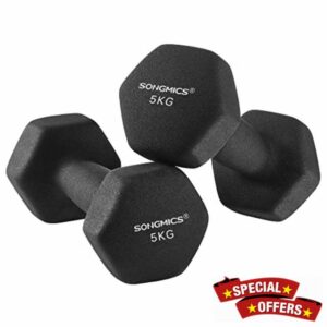 SONGMICS Set of 2 Dumbbells