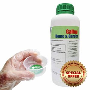 Elixir Gardens Gallup 1 Litre Glyphosate Deep Root-Killing Weed Killer | 360 g/l Super Strength Concentrated Industrial/Commercial Herbicide & Weedkiller | Treats 1666 sq. meters | x 1