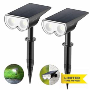 Linkind 16 LED Solar Landscape Spotlights
