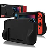 Orzly Carry Case Compatible with Nintendo Switch and New Switch OLED Console - Black Protective H...