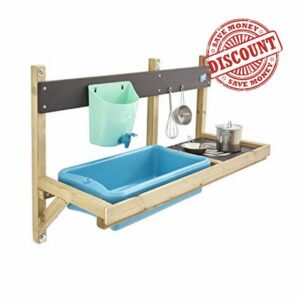 TP Toys | Deluxe Mud Kitchen Playhouse Accessory | Wooden | Ideal for Outdoor Messy Mud