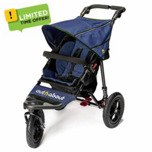 Out ‘n’ About Nipper Single V4 Stroller | All-Terrain Pushchair | Newborn - 4 Years | Lightweight