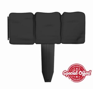 Pure Garden 50-LG5094 Plastic Garden Edging Stone-Look Border