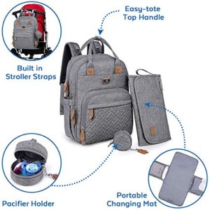 Large Nappy Back Pack Multifunction Baby Bags with Portable Changing Mat