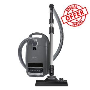 Miele 12032360 Complete C3 Comfort Bagged Cylinder Vacuum Cleaner with Power Efficiency Motor