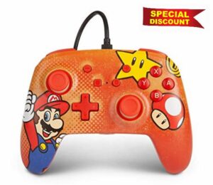 PowerA Enhanced Wired Controller for Nintendo Switch - Mario Vintage