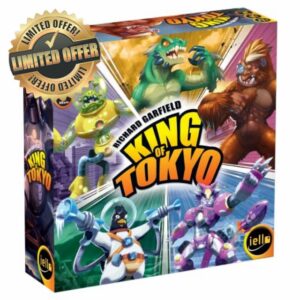 Iello | King of Tokyo Game (2016 Edition) | Board Game | Ages 8+ | 2-6 Players | 30 Minutes Playing Time