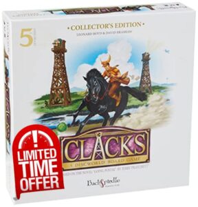 Backspindle Games | Clacks! Collector's Edition | Board Game | Ages 8+ | 1-4 Players | 30-45 Minutes Playing Time