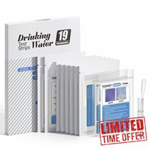Water Testing Kits for Drinking Water 19 Indicators - 102 Strips Drinking Water Test Kit - Water Test Strips with Escherichia coli