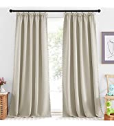 PONY DANCE Voile Net Curtains for Windows - Energy Saving Slot Top Sheer Curtains Privacy Screen ...