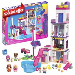 MEGA Barbie Color Reveal Building Toy Playset for Kids