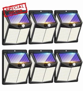 6 Pack Outdoor Solar Lights