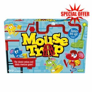 Hasbro Gaming Mouse Trap Board Game for Kids Ages 6 and Up