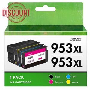 953XL 953 XL Replacement for HP 953XL Ink Cartridges Multipack Compatible for HP Officejet Pro 7740 7720 8740 8730 8725 8720 8710 8218 8210 7730 8715 8718 (Black