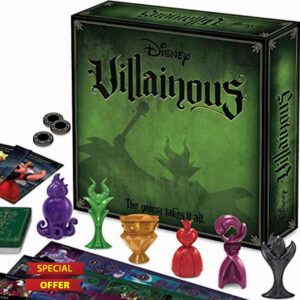 Ravensburger Disney Villainous Worst Takes It All - Expandable Strategy Family Board Games for Adults & Kids Age 10 Years Up - 2 to 6 Players - English Versio