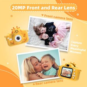 1080P Digital Camera for Kids with 32GB SD Card and Selfie Mode