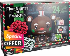 Funko POP Christmas Advent Calendar: Five Night`s At Freddy`s With 24 Days of Surprise Blacklight Pocket POP! Figurine Toys Ideal Holiday Advent Calendar Xmas Surprise Gift 58458
