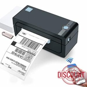JADENS Bluetooth Thermal Label Printer 4x6 Shipping Label Printer