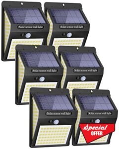 litogo [6 Pack] Solar Lights Outdoor Motion Sensor