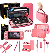 Orzly Accessory Bundle Kit designed for Nintendo Switch Accessories Geeks and OLED console users ...