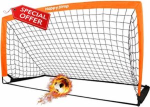 Happy Jump Football Goal Pop Up Football Net Post for Garden Training Festive Gif